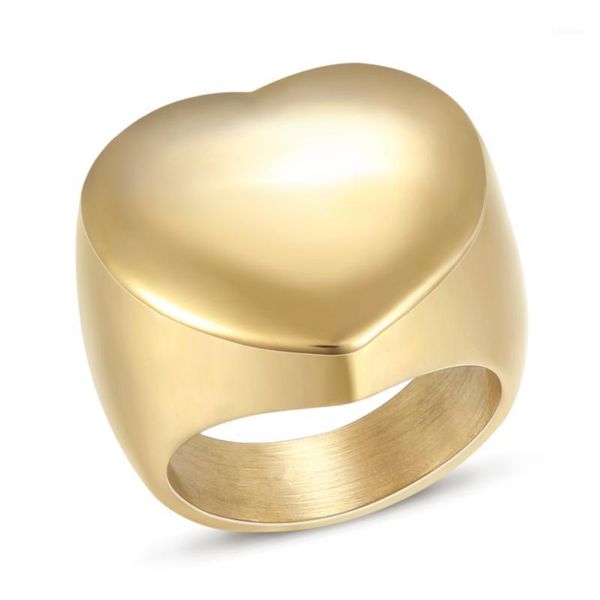 high polished romantic heart shaped stainless steel finger rings women girl band cute ring fashion jewelry party gift1, Silver
high polished romantic heart shaped stainless steel finger rings women girl band cute ring fashion jewelry party gift1, Silver