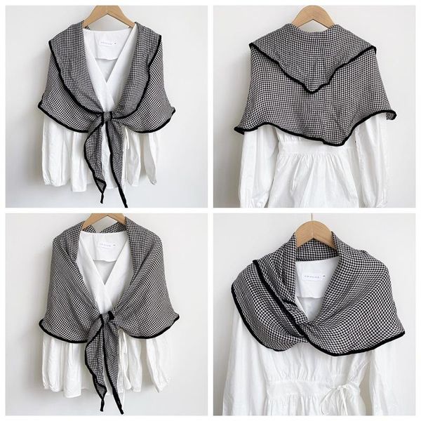 bow ties sitonjwly 2021 women false collars decor knitted big shawl fake collar solid neck warmer cape female shirt detachable, Black;gray
bow ties sitonjwly 2021 women false collars decor knitted big shawl fake collar solid neck warmer cape female shirt detachable, Black;gray