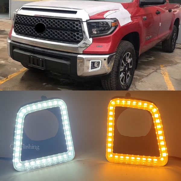 1 set for toyota tundra 2014 - 2021 led daytime running light yellow turn signal relay car 12v waterproof led drl day light
1 set for toyota tundra 2014 - 2021 led daytime running light yellow turn signal relay car 12v waterproof led drl day light