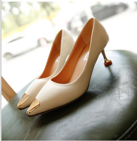 2021 new women's bridal shoes korean version of pointed high-heeled shoes shallow mouth stiletto bridal wedding shoes metal sheet, Black
2021 new women's bridal shoes korean version of pointed high-heeled shoes shallow mouth stiletto bridal wedding shoes metal sheet, Black