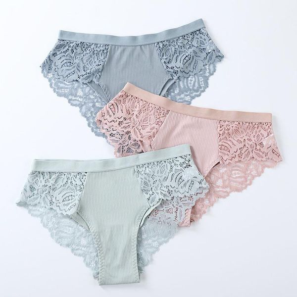 3 pcs cotton panties panty briefs lace women underwear lingerie for female floral pantys underpants ladies fashion panties, Black;pink
3 pcs cotton panties panty briefs lace women underwear lingerie for female floral pantys underpants ladies fashion panties, Black;pink