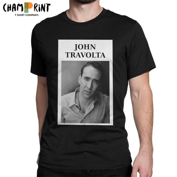 men's t-shirts funny nicolas travolta john cage t-shirt men round collar pure cotton t shirts short sleeve tee shirt 4xl 5xl, White;black
men's t-shirts funny nicolas travolta john cage t-shirt men round collar pure cotton t shirts short sleeve tee shirt 4xl 5xl, White;black
