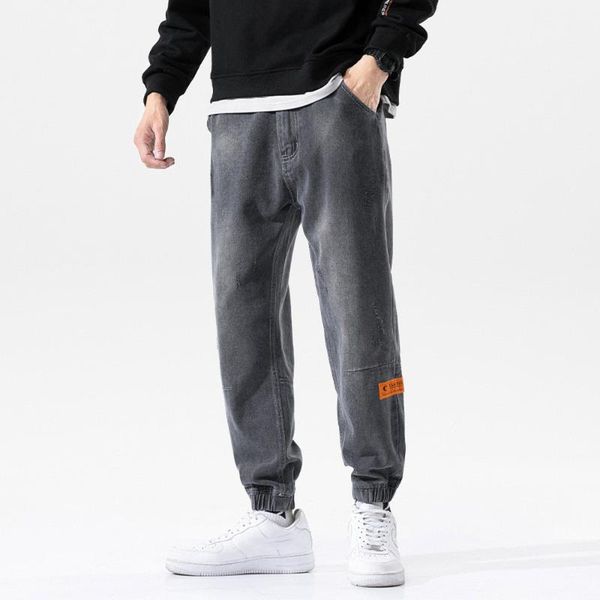 men's jeans men's spring trend korean style nine-point pants loose straight casual trousers elastic waist harlan cargo jogger 8xl, Blue
men's jeans men's spring trend korean style nine-point pants loose straight casual trousers elastic waist harlan cargo jogger 8xl, Blue