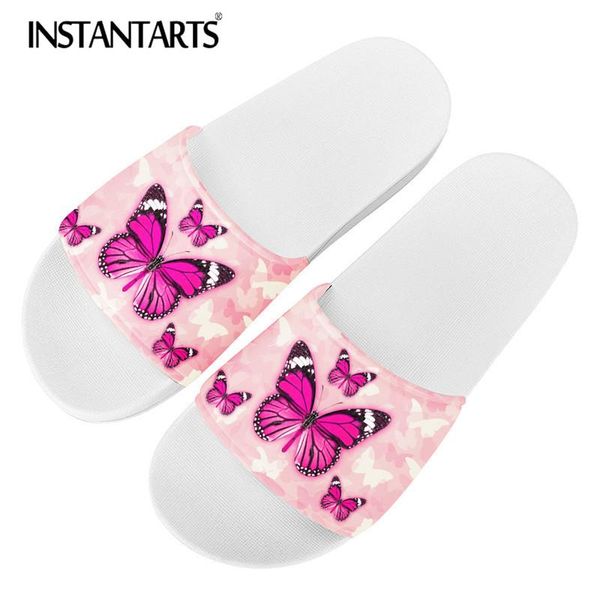 slippers instantarts women fashion flip flops gorgeous butterfly print summer sandals rubber female home footwear, Black
slippers instantarts women fashion flip flops gorgeous butterfly print summer sandals rubber female home footwear, Black