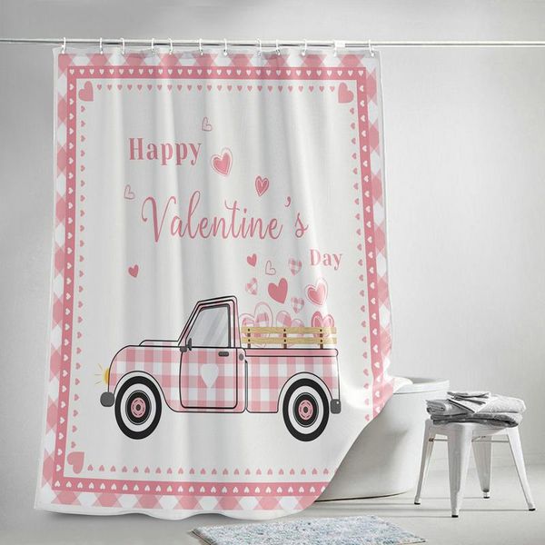 happy valentine's day shower curtain set with 12 hooks cherry pink bathroom decoration
happy valentine's day shower curtain set with 12 hooks cherry pink bathroom decoration