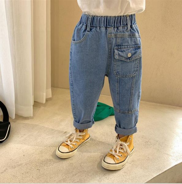 2021 new arrival girls boys denim long pants spring fashion kids jean pants 2-7 years yl646, Blue
2021 new arrival girls boys denim long pants spring fashion kids jean pants 2-7 years yl646, Blue