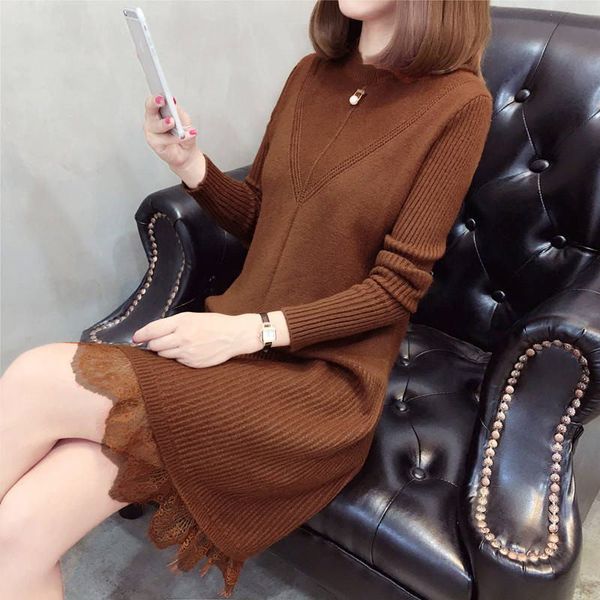 2021 autumn winter women long shirt dress elegant female fashion the neck pullover rent patchwork dressed male sueter mujer h23 acnu, White;black
2021 autumn winter women long shirt dress elegant female fashion the neck pullover rent patchwork dressed male sueter mujer h23 acnu, White;black