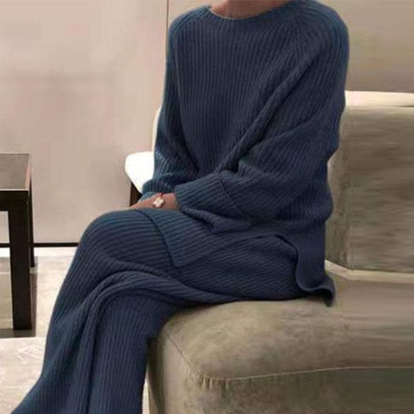 women's sweaters knitted sweater suit women autumn winter fashion solid elegant loose pullover wide leg pants soft homewear 2 pieces s, White;black
women's sweaters knitted sweater suit women autumn winter fashion solid elegant loose pullover wide leg pants soft homewear 2 pieces s, White;black