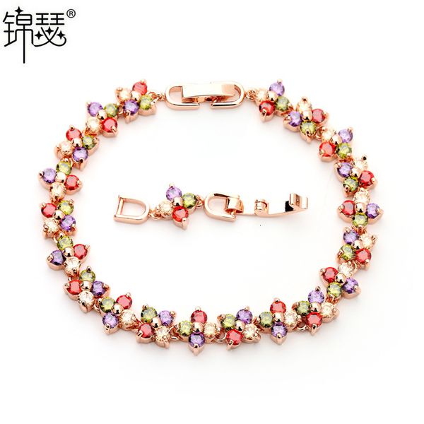 bangles bracelet jinse copper inlaid 3a zircon crystal snow flower fashion simple color zirconium hand adornment girl, Black
bangles bracelet jinse copper inlaid 3a zircon crystal snow flower fashion simple color zirconium hand adornment girl, Black