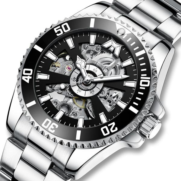 megalith fashion automatic watches men rustless steel waterproof luxury mechanical wristwatch japan movement, Slivery;brown
megalith fashion automatic watches men rustless steel waterproof luxury mechanical wristwatch japan movement, Slivery;brown