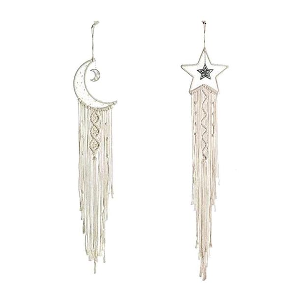 decorative objects & figurines moon and star dream catchers, handmade woven cotton catchers wall hanging home decoration ornament craft gift
decorative objects & figurines moon and star dream catchers, handmade woven cotton catchers wall hanging home decoration ornament craft gift