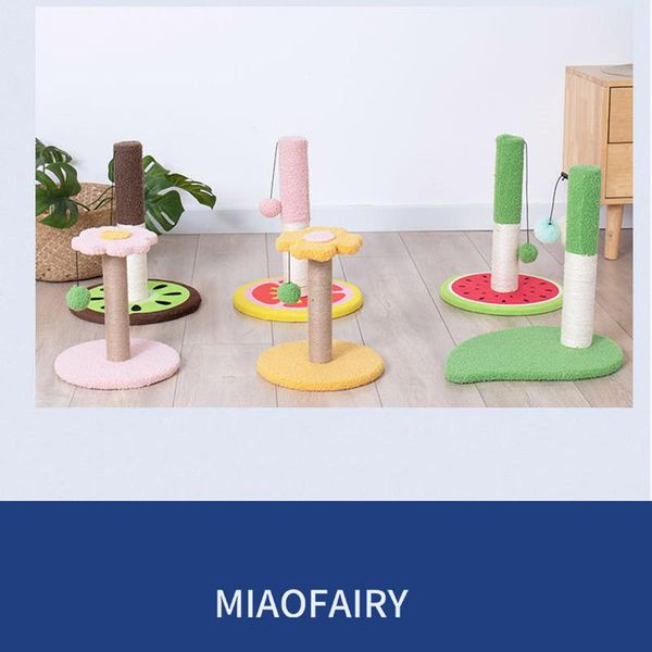 cat toys climbing frame detachable scratching post vertical sisal wear-resistant pet toy with ball supplies
cat toys climbing frame detachable scratching post vertical sisal wear-resistant pet toy with ball supplies
