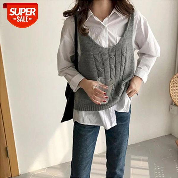 women vest sling knitted short jacket korean style vests ladies oversized autumn jacket sleeveless spring 2020 new fashion #oh7e, White
women vest sling knitted short jacket korean style vests ladies oversized autumn jacket sleeveless spring 2020 new fashion #oh7e, White