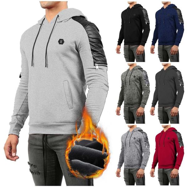men's hoodies & sweatshirts mens thick fleece hip hop pure plus velvet jacket warm hooded winter male clothes, Black
men's hoodies & sweatshirts mens thick fleece hip hop pure plus velvet jacket warm hooded winter male clothes, Black