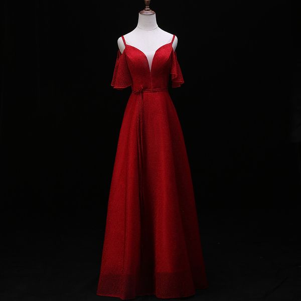 bridal toast sling red evening party dress women slim floor-length wedding qipao luxury gown vestido 8wow, Black;gray
bridal toast sling red evening party dress women slim floor-length wedding qipao luxury gown vestido 8wow, Black;gray