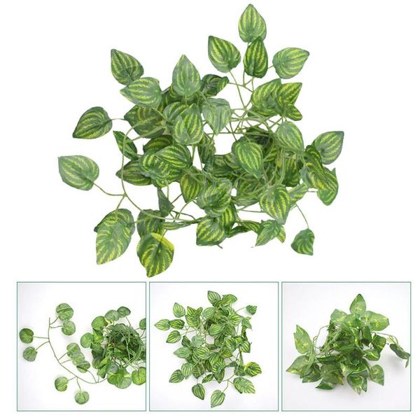 decorative flowers & wreaths 5pcs 200cm artificial grape creeper leaves color print lifelike green vine garden wall hanging rattan home deco
decorative flowers & wreaths 5pcs 200cm artificial grape creeper leaves color print lifelike green vine garden wall hanging rattan home deco