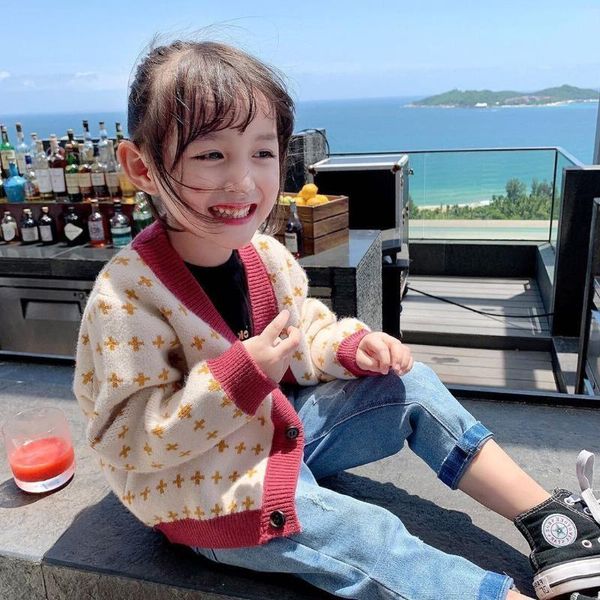 pullover girls' western style cardigan 2021 spring and autumn children's sweater coat female baby long sleeve blouse, Blue
pullover girls' western style cardigan 2021 spring and autumn children's sweater coat female baby long sleeve blouse, Blue