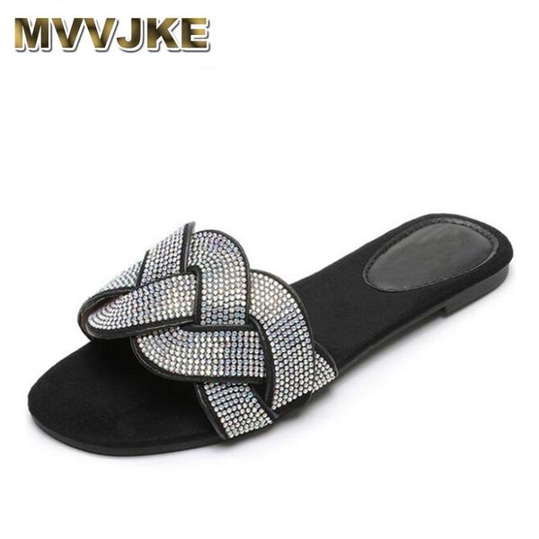 slippers mvvjke summer women crystal shiny shoes woman home house indoor ladies flat with casual, Black
slippers mvvjke summer women crystal shiny shoes woman home house indoor ladies flat with casual, Black