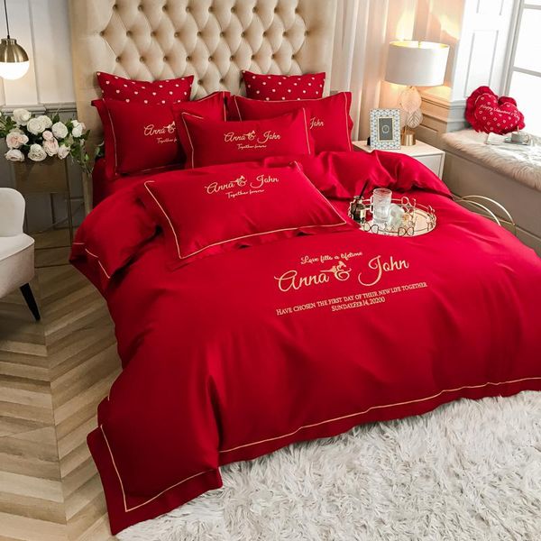 bedding sets romantic wedding marry 4pcs cotton set king quilt cover pillowcase flat sheet bedspreads home bedclothes bedroom
bedding sets romantic wedding marry 4pcs cotton set king quilt cover pillowcase flat sheet bedspreads home bedclothes bedroom