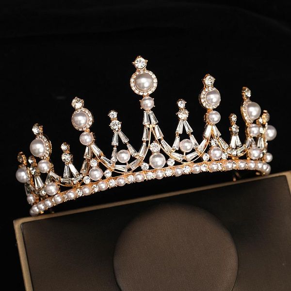 hair clips & barrettes korean pearl crown hoop alloy water drill ornament bride wedding tiara party princess crowntocado de novia, Golden;silver
hair clips & barrettes korean pearl crown hoop alloy water drill ornament bride wedding tiara party princess crowntocado de novia, Golden;silver