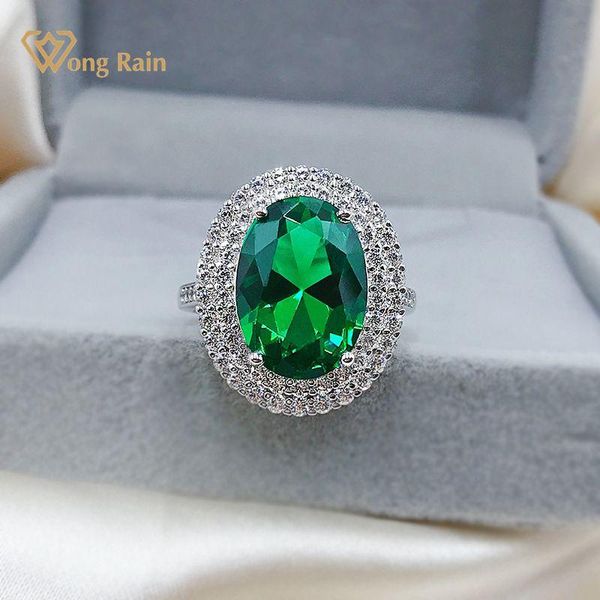 cluster rings wong rain vintage 925 sterling silver oval cut emerald gemstone created moissanite wedding engagement women fine jewelry, Golden;silver
cluster rings wong rain vintage 925 sterling silver oval cut emerald gemstone created moissanite wedding engagement women fine jewelry, Golden;silver