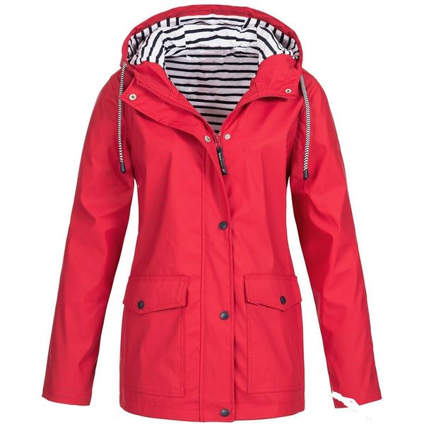 2021 rain wind cape women's jacket for women, Black;brown