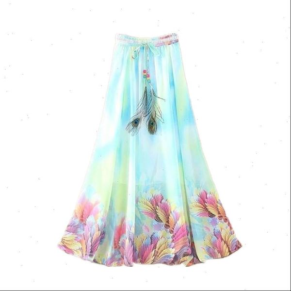 2021 fashion women maxi skirts casual elegant saia longa chiffon bohemian vintage summer female long skirt flower ethnic clothes, Black
2021 fashion women maxi skirts casual elegant saia longa chiffon bohemian vintage summer female long skirt flower ethnic clothes, Black