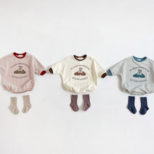 autumn newborn baby bear print bodysuit cartoon boys girls long sleeve jumpsuit cotton soft baby girl clothes 210312, Blue
autumn newborn baby bear print bodysuit cartoon boys girls long sleeve jumpsuit cotton soft baby girl clothes 210312, Blue