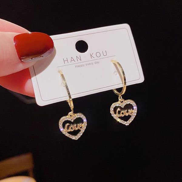 dangle & chandelier 2021 lovely geometric crystal long hollow heart drop earrings for women zircon party pendientes jewelry gifts, Silver
dangle & chandelier 2021 lovely geometric crystal long hollow heart drop earrings for women zircon party pendientes jewelry gifts, Silver