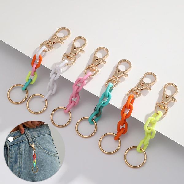 keychains 1pcs colorful acrylic key chain ring split keyrings keychain diy jewelry making wholesale, Silver
keychains 1pcs colorful acrylic key chain ring split keyrings keychain diy jewelry making wholesale, Silver