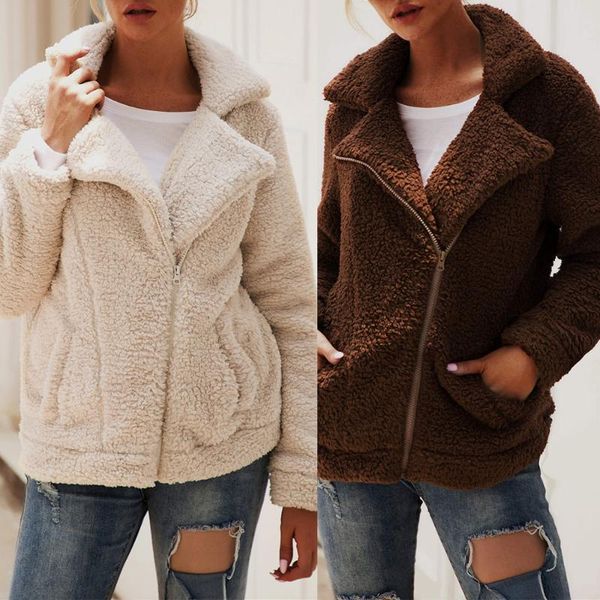 women's fur & faux autumn and winter warm coat jacket for women 2021 arrival thick solid zipper turn-down collar d30, Black
women's fur & faux autumn and winter warm coat jacket for women 2021 arrival thick solid zipper turn-down collar d30, Black