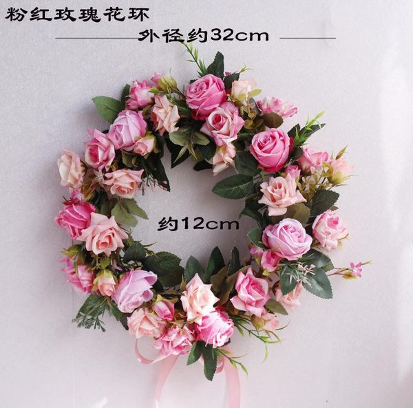 decorative flowers & wreaths 32cm artificial rose flower wreath home garden front door walls window hanging fake garland for wedding decorat
decorative flowers & wreaths 32cm artificial rose flower wreath home garden front door walls window hanging fake garland for wedding decorat