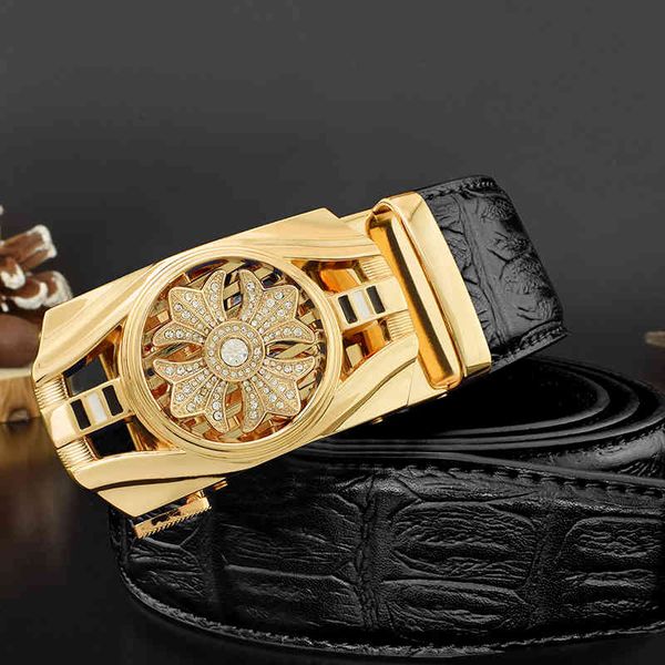 brand belt new layer cowhide men's belt leather automatic buckle fortune trend crocodile pattern trousers, Black;brown
brand belt new layer cowhide men's belt leather automatic buckle fortune trend crocodile pattern trousers, Black;brown