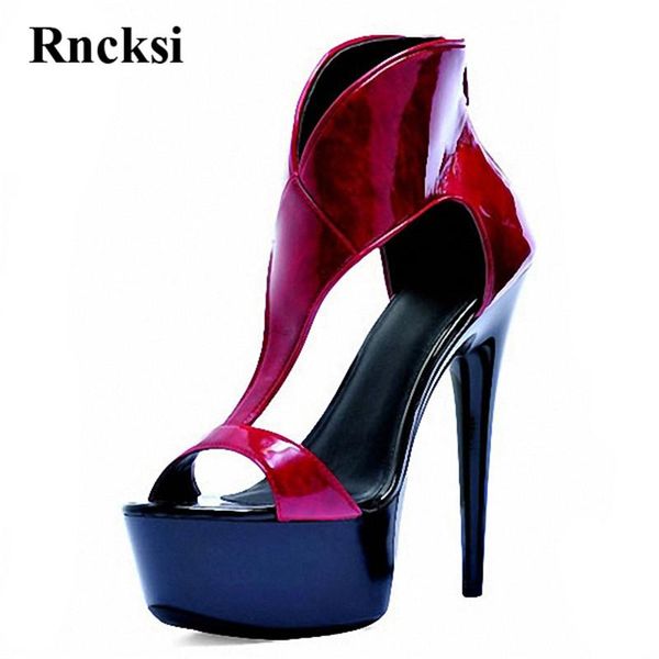 rncksi splice women ankle wedding party dress sandals 15cm high heels platform night club pole dance girl's sandals, Black
rncksi splice women ankle wedding party dress sandals 15cm high heels platform night club pole dance girl's sandals, Black