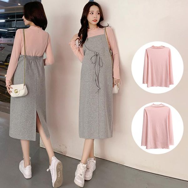 maternity dresses 3077# autumn korean fashion shirt bib dress sets chic ins elegant a line slim drawstring clothes for pregnant women, White
maternity dresses 3077# autumn korean fashion shirt bib dress sets chic ins elegant a line slim drawstring clothes for pregnant women, White