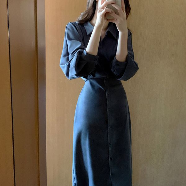 bandage waist business lady office dress elegant female shirt long spring lantern turn-down collar sleeve blbe, Black;gray
bandage waist business lady office dress elegant female shirt long spring lantern turn-down collar sleeve blbe, Black;gray
