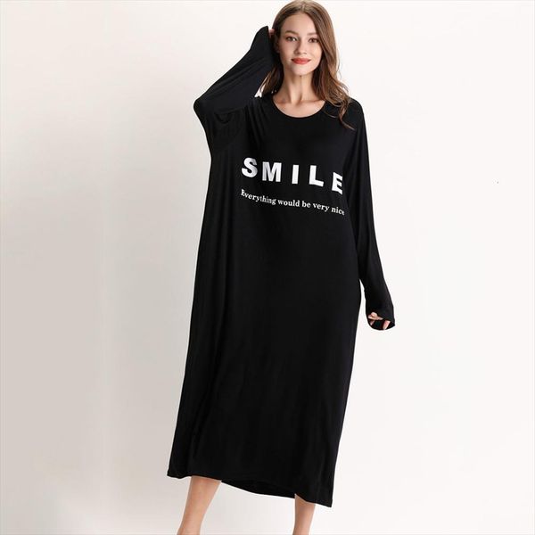 plus size nightgowns oversized womens sleepwears loose long sleeve modal pijamas maxi dress pregnant women house clothes sleeping robes nigh, Black;red
plus size nightgowns oversized womens sleepwears loose long sleeve modal pijamas maxi dress pregnant women house clothes sleeping robes nigh, Black;red
