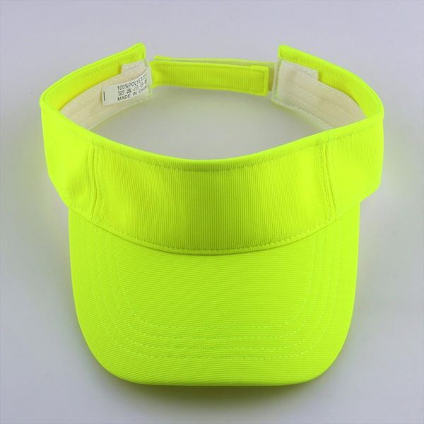 Bright Vibrant Neon Yellow Orange Sun Visor Cap Summer Hat Plain Blank Visors For Women Men Golf Jogging Running, Blue;gray 
Bright Vibrant Neon Yellow Orange Sun Visor Cap Summer Hat Plain Blank Visors For Women Men Golf Jogging Running, Blue;gray
