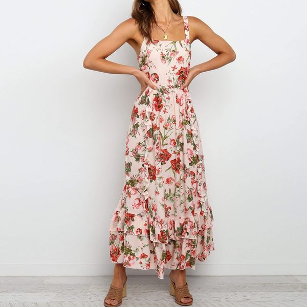 summer dress 2021 floral print sleeveless spaghetti strap female vintage dress women backless party dress vestidos#j30 4rkr, Black;gray
summer dress 2021 floral print sleeveless spaghetti strap female vintage dress women backless party dress vestidos#j30 4rkr, Black;gray