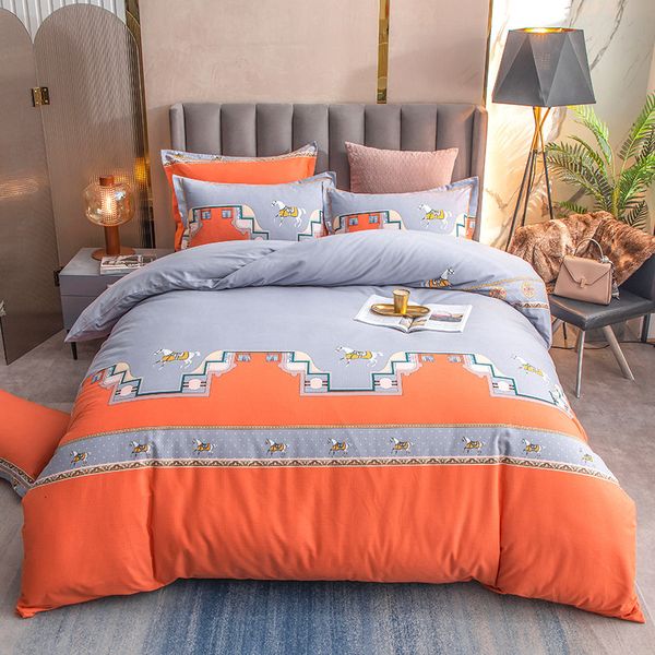 cotton 100% cotton 4-piece thickened matte set bed sheet quilt cover 1.8m bedding
cotton 100% cotton 4-piece thickened matte set bed sheet quilt cover 1.8m bedding