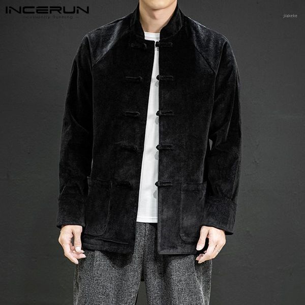 incerun traditional casual men solid color long sleeve corduroy shirt jackets retro joker buckle comfort mens blouse 2019 autumn1, White;black
incerun traditional casual men solid color long sleeve corduroy shirt jackets retro joker buckle comfort mens blouse 2019 autumn1, White;black