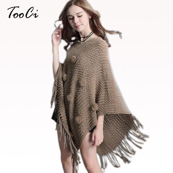 women's sweaters 2021 autumn winter women poncho sweater lady tassels khaki long knitted pullovers cape coat, White;black
women's sweaters 2021 autumn winter women poncho sweater lady tassels khaki long knitted pullovers cape coat, White;black