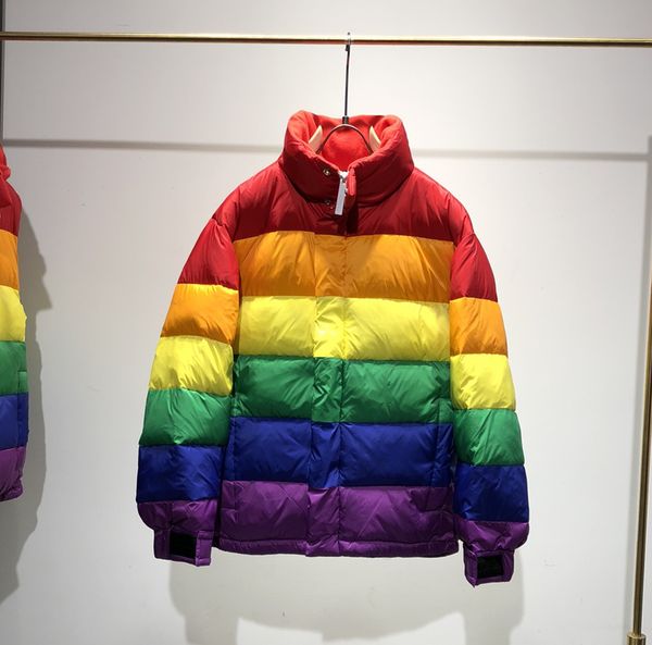 2020 harajuku winter casual jacket women rainbow wadded parka plus size loose striped coat femme chaqueta mujer, Black;brown
2020 harajuku winter casual jacket women rainbow wadded parka plus size loose striped coat femme chaqueta mujer, Black;brown