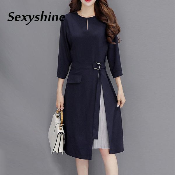 casual dresses spring summer women elegant office party dress patchwork beladies a line split sashes formal business ol plus size 2021, Black;gray
casual dresses spring summer women elegant office party dress patchwork beladies a line split sashes formal business ol plus size 2021, Black;gray