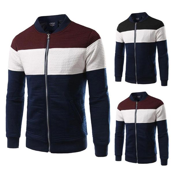 men's hoodies & sweatshirts autumn sweatshirt mens color patchwork jacket long sleeve zip slim fit casual fitness coat male clothes plu, Black
men's hoodies & sweatshirts autumn sweatshirt mens color patchwork jacket long sleeve zip slim fit casual fitness coat male clothes plu, Black
