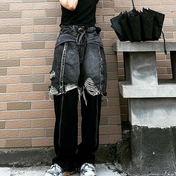 2021 autumn new fashion street style high waist front zipper personality cowboy wide leg pants women py6u, Black;white
2021 autumn new fashion street style high waist front zipper personality cowboy wide leg pants women py6u, Black;white