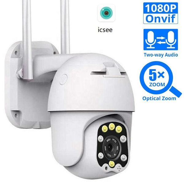 1080p wifi ip camera ptz 5x optical zoom speed dome onvif cctv outdoor waterproof 2mp two way audio camera
1080p wifi ip camera ptz 5x optical zoom speed dome onvif cctv outdoor waterproof 2mp two way audio camera