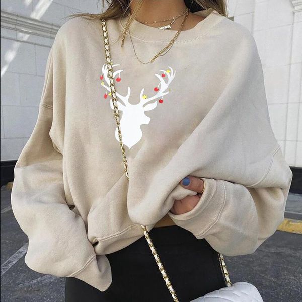women's sweaters christmas pullovers fashion casual long sleeve deer printed o-neck loose ladies sweatshirts party elegant kwaii, White;black
women's sweaters christmas pullovers fashion casual long sleeve deer printed o-neck loose ladies sweatshirts party elegant kwaii, White;black