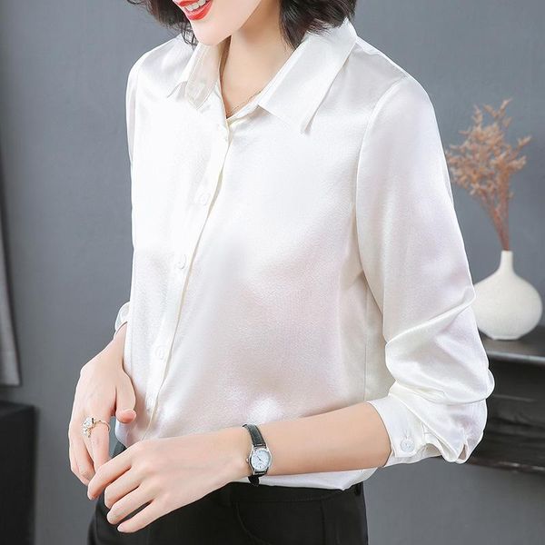 women's blouses & shirts 2021 spring summer white shirt long sleeve lapel cardigan mulberry silk heavyweight women
women's blouses & shirts 2021 spring summer white shirt long sleeve lapel cardigan mulberry silk heavyweight women