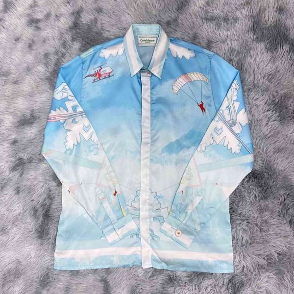 casablanca style snow mountain ski cable car club printed silk long sleeve shirt trend aqid, White;black
casablanca style snow mountain ski cable car club printed silk long sleeve shirt trend aqid, White;black
